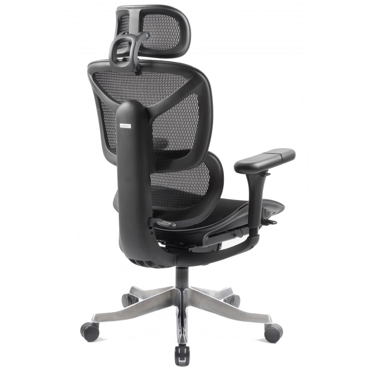 Кресло S7 Mesh Senior ErgoChair Deep Black, фото 4