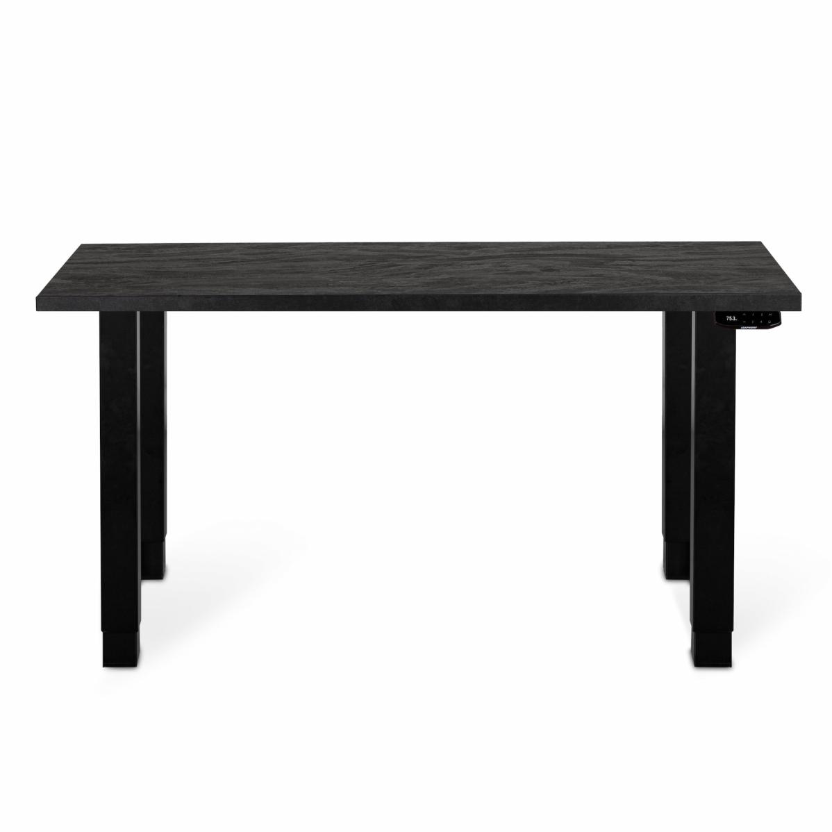 Регулируемый стол AdapDesk Smart 4L 2 Motor 36 мм Carbon Black, Space Black, фото 1