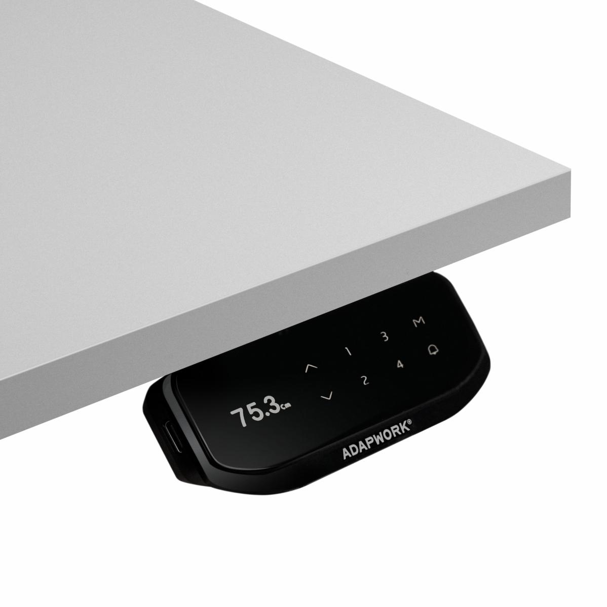 Регульований стіл AdapDesk Smart 2 Motor 18мм Crystal White, Snow White, фото 2