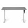 Регульований стіл AdapDesk Smart Manual 18мм Smoky Gray, Snow White, фото 7 mini