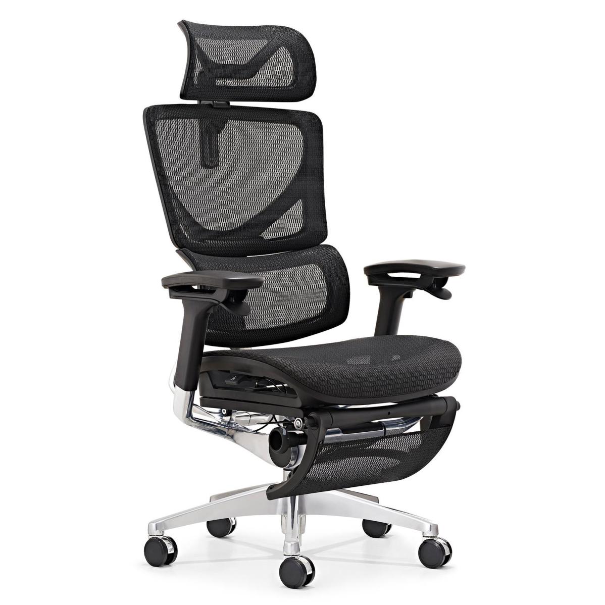 L3 Mesh Max Lead Ergochair Platinum Deep Black, photo 1