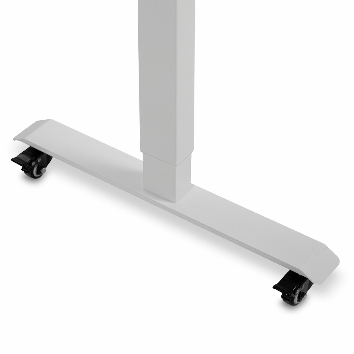 Комплект (4шт) прорезиненных роликов для стола Smart Desk fix Черный, фото 2