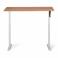 Регульований стіл AdapDesk Smart Manual 18мм Carbon Black, Snow White, фото 5 mini