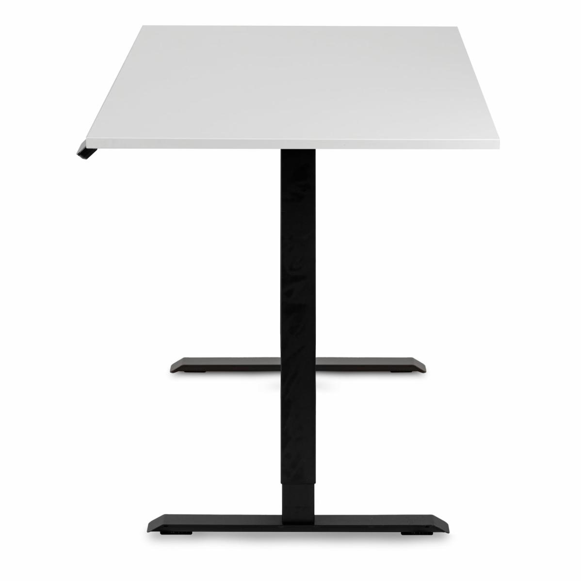 Регулируемый стол AdapDesk Smart 1 Motor 18мм Crystal White, Space Black, фото 3