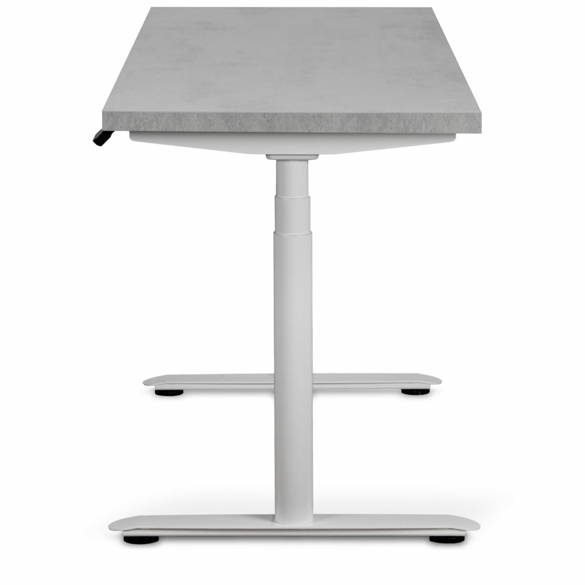 Регулируемый стол AdapDesk Smart 2 Motor Pro Speed 36мм Smoky Gray, Snow White, фото 3