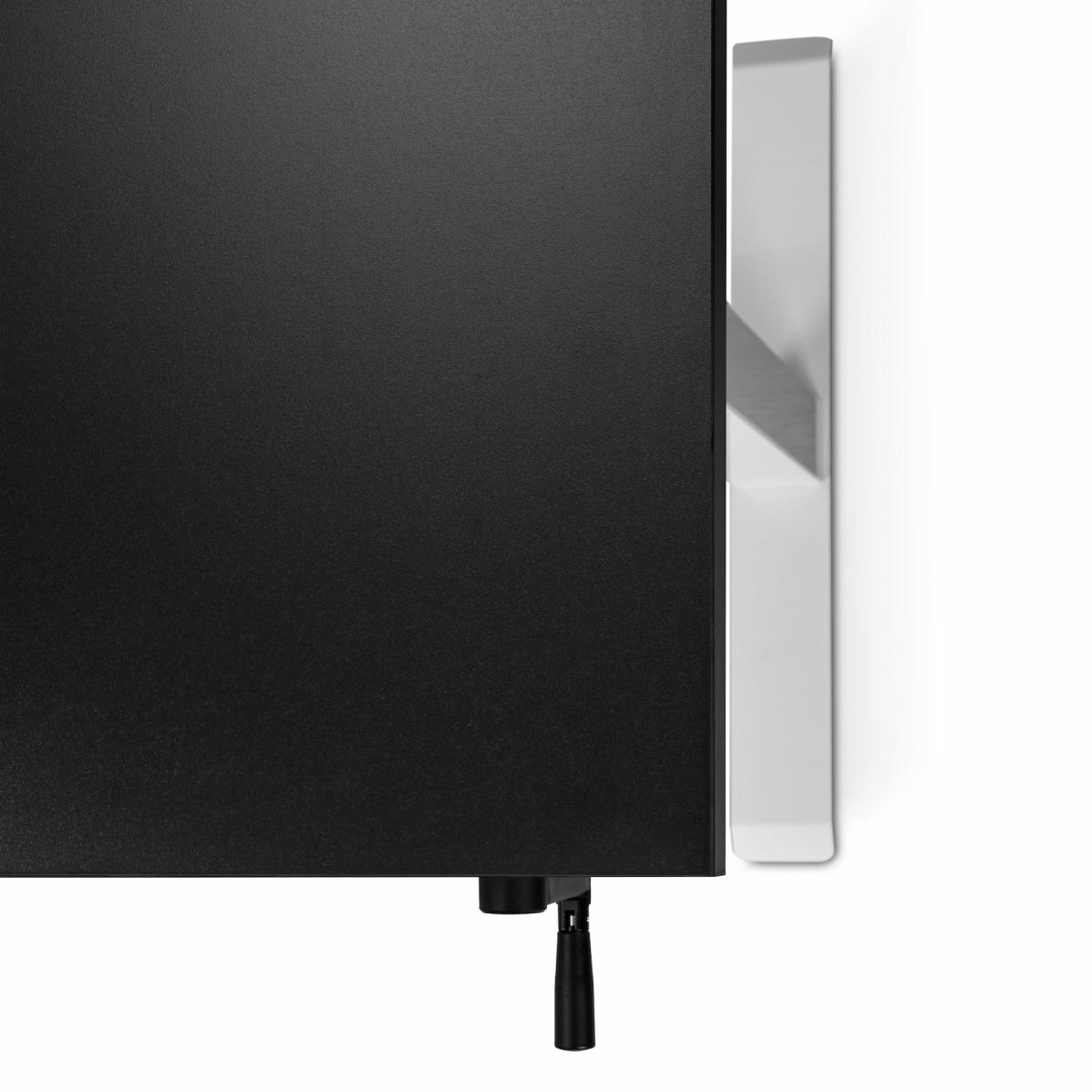 Регулируемый стол AdapDesk Smart Manual 18мм Deep Black, Snow White, фото 4