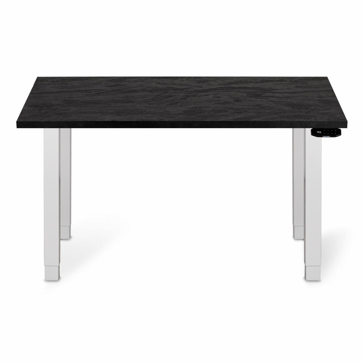 Регулируемый стол AdapDesk Smart 4L 2 Motor 36 мм Carbon Black, Snow White, фото 7