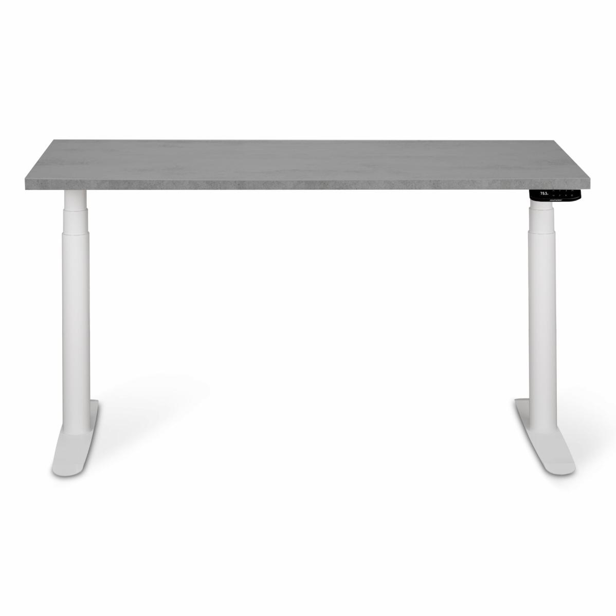 Регулируемый стол AdapDesk Smart 2 Motor Pro Speed 36мм Smoky Gray, Snow White, фото 1