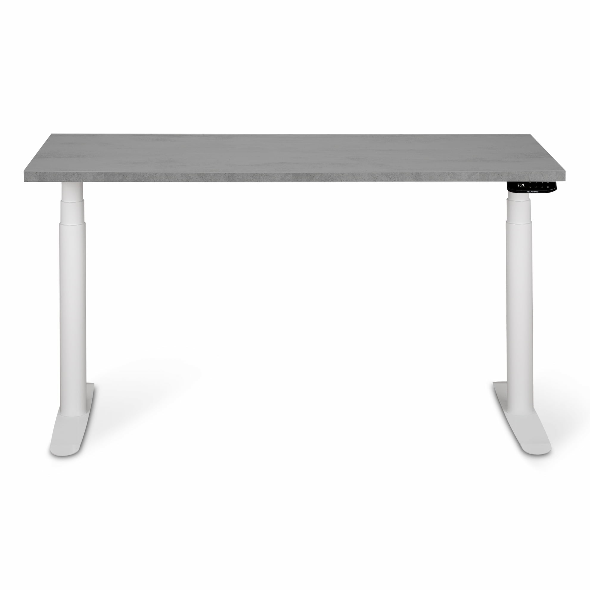 Регульований стіл AdapDesk Smart 2 Motor Pro Max 36мм Smoky Gray, Snow White, фото 1