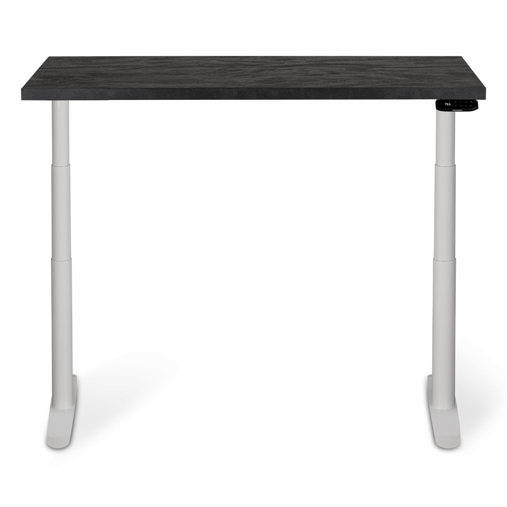 Регульований стіл AdapDesk Smart 2 Motor Pro Max 36мм Carbon Black, Snow White, фото 5