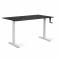 Adjustable table AdapDesk Smart Manual 18мм Carbon Black, Snow White, photo 8 mini
