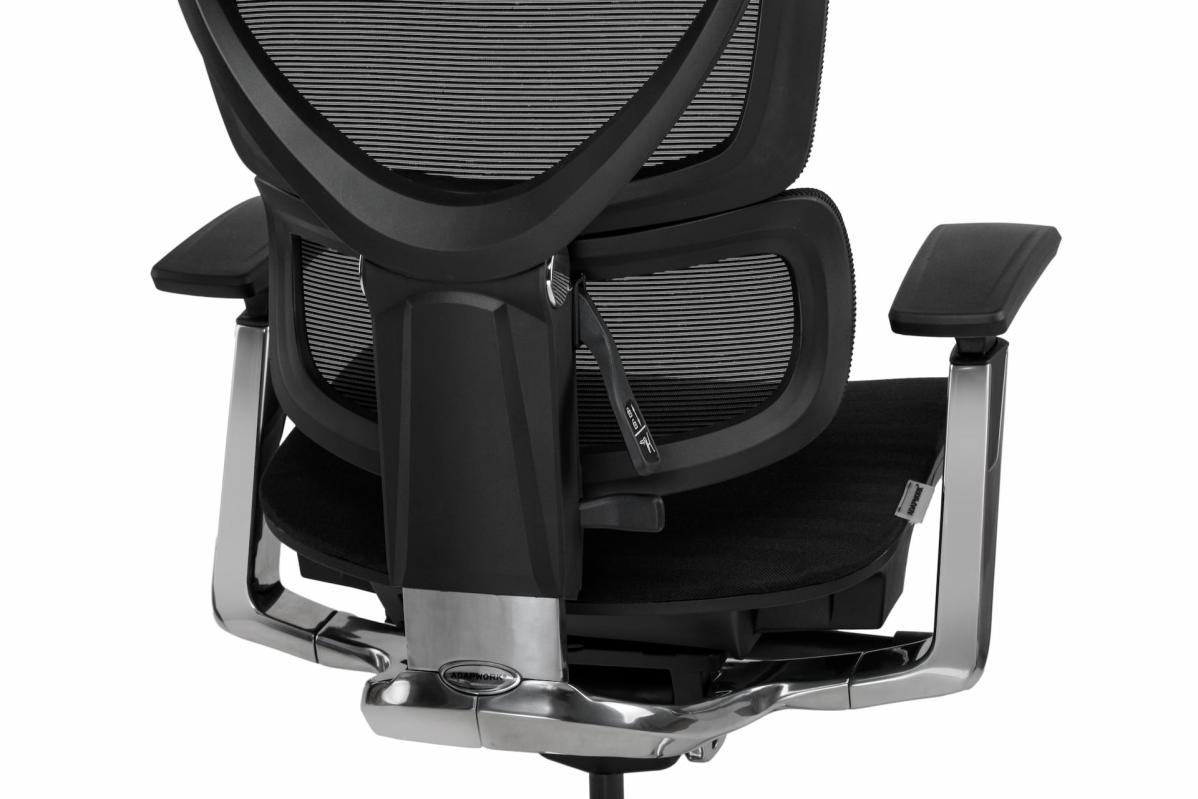 Кресло S3 Pro Senior ErgoChair Platinum Grafite Black, фото 10