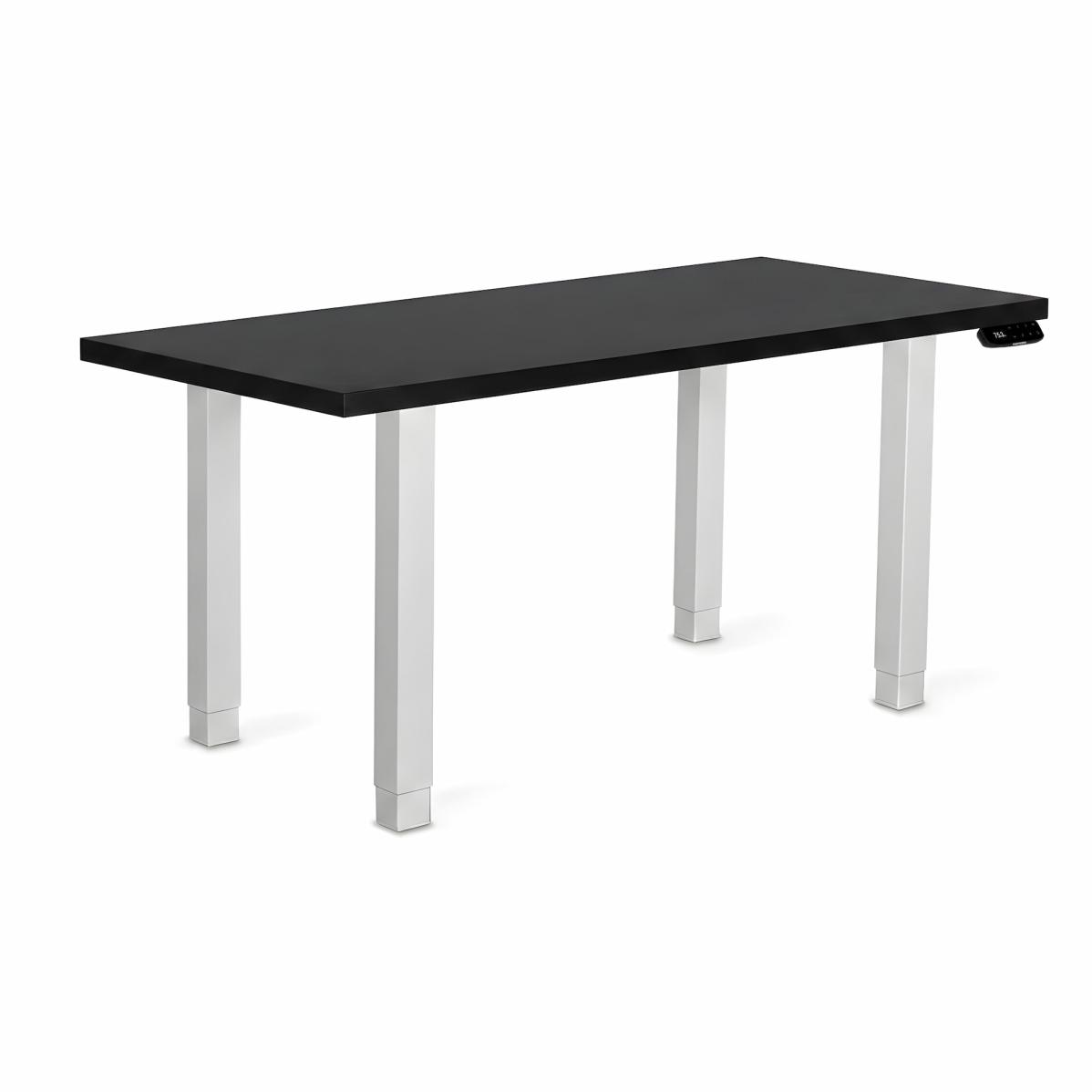 Регулируемый стол AdapDesk Smart 4L 2 Motor 36 мм Deep Black, Snow White, фото 8