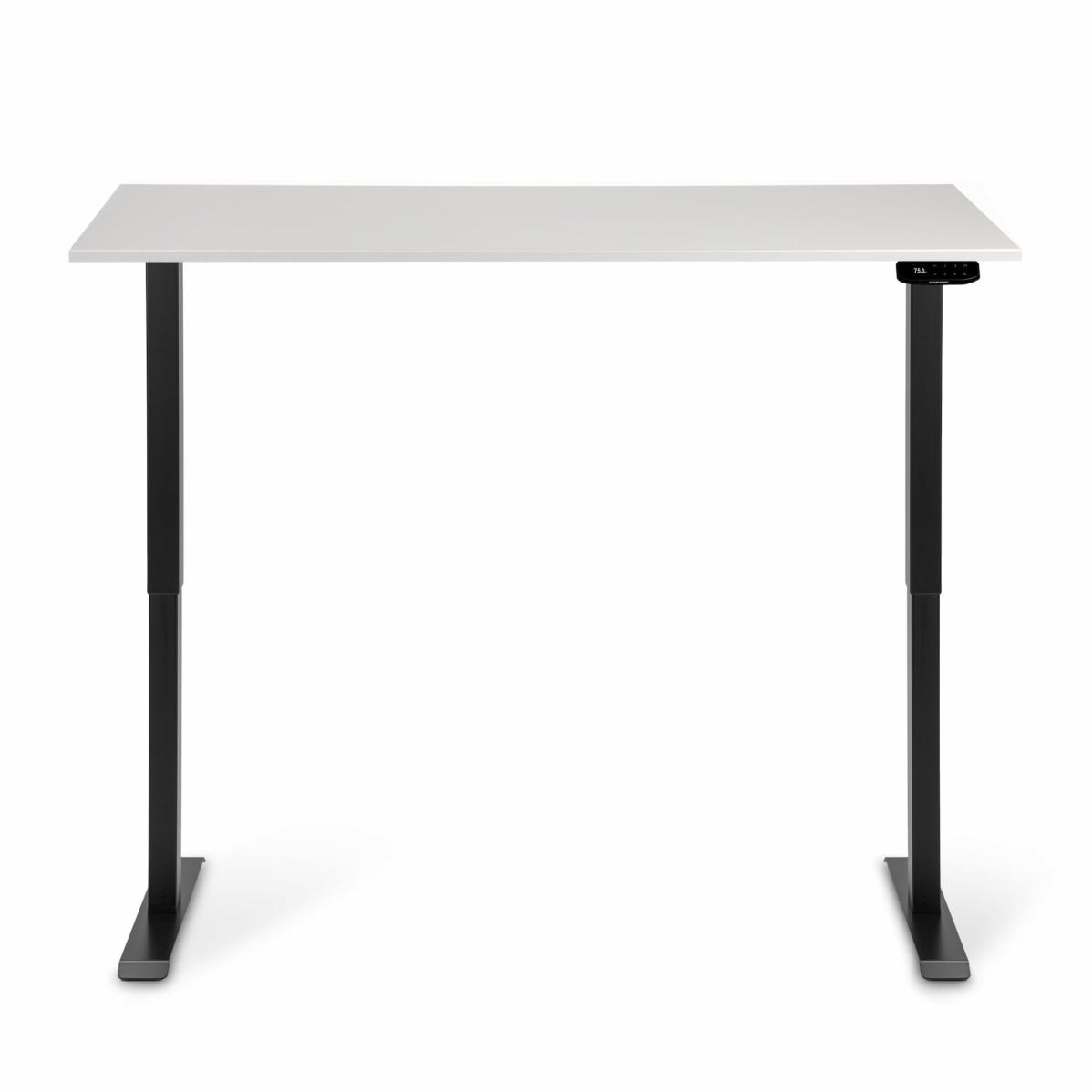 Регулируемый стол AdapDesk Smart 1 Motor 18мм Crystal White, Space Black, фото 5