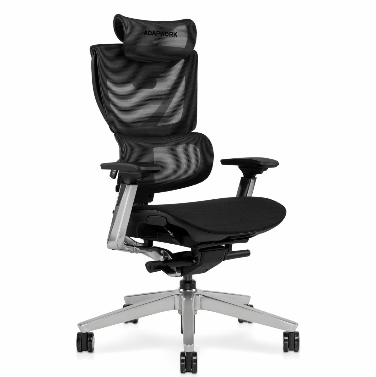 Кресло S3 Pro Senior ErgoChair Platinum Grafite Black, фото 2