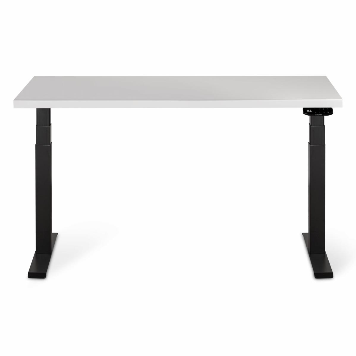 Регулируемый стол AdapDesk Smart 2 Motor Pro 36мм Crystal White, Space Black, фото 1