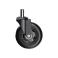 Комплект (5шт) прогумованих роликів CASTORS 65 Чорний, фото 2 mini
