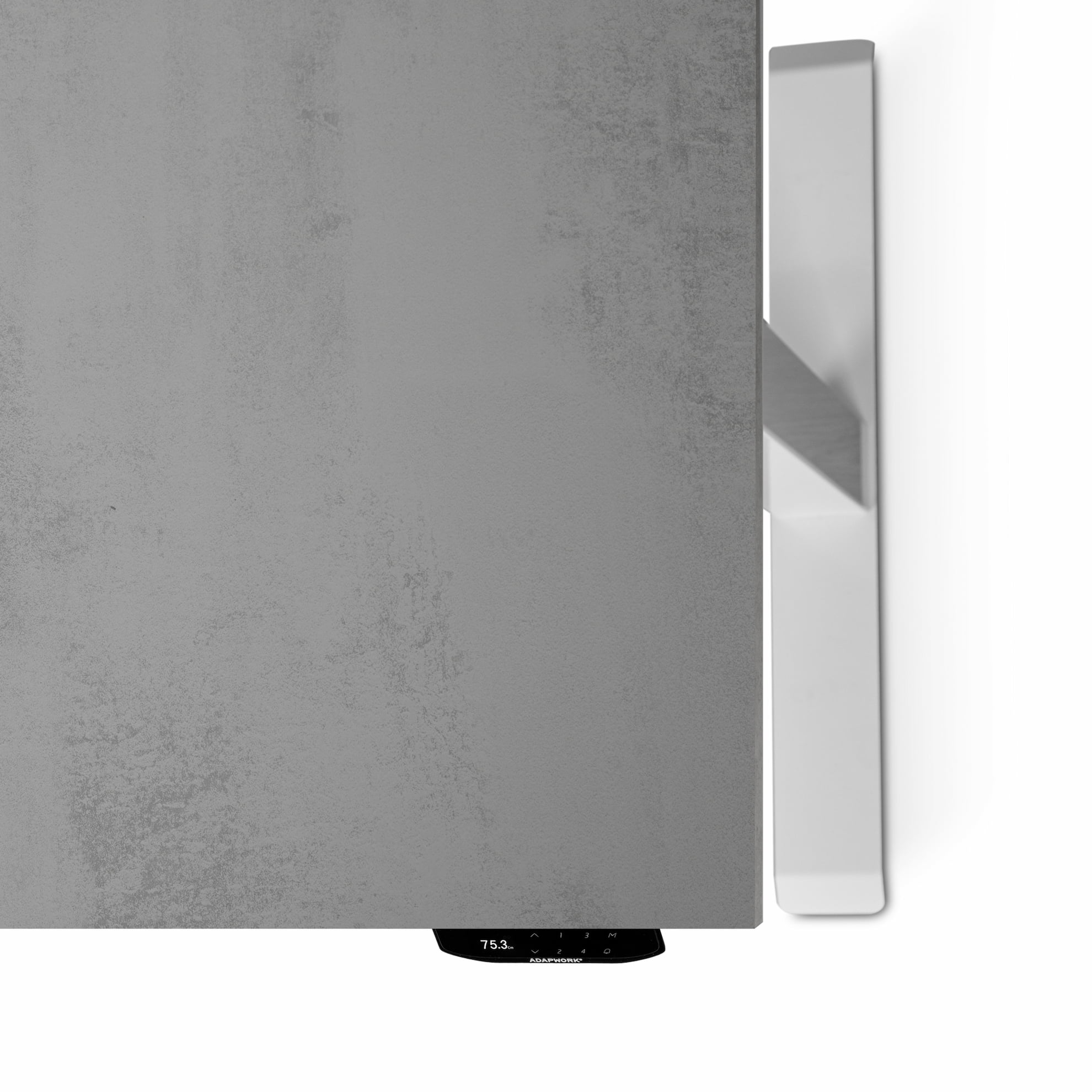 Регульований стіл AdapDesk Smart 2 Motor 18мм Smoky Gray, Snow White, фото 4