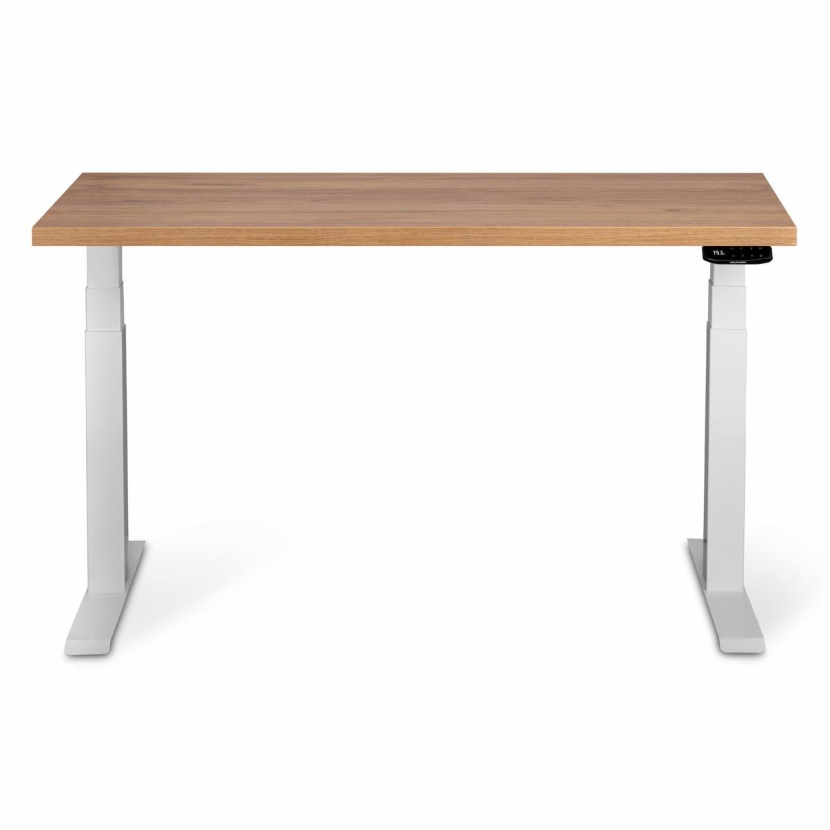 Регулируемый стол AdapDesk Smart 2 Motor Pro 36мм Golden Wood, Snow White, фото 1