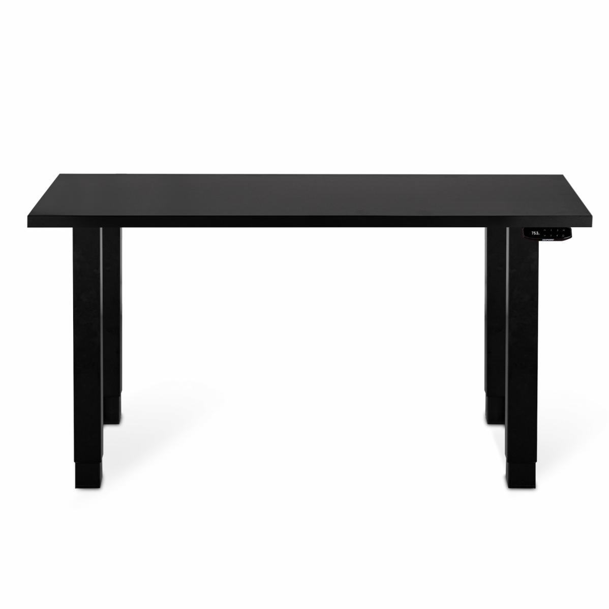 Регулируемый стол AdapDesk Smart 4L 2 Motor 36 мм Deep Black, Space Black, фото 1