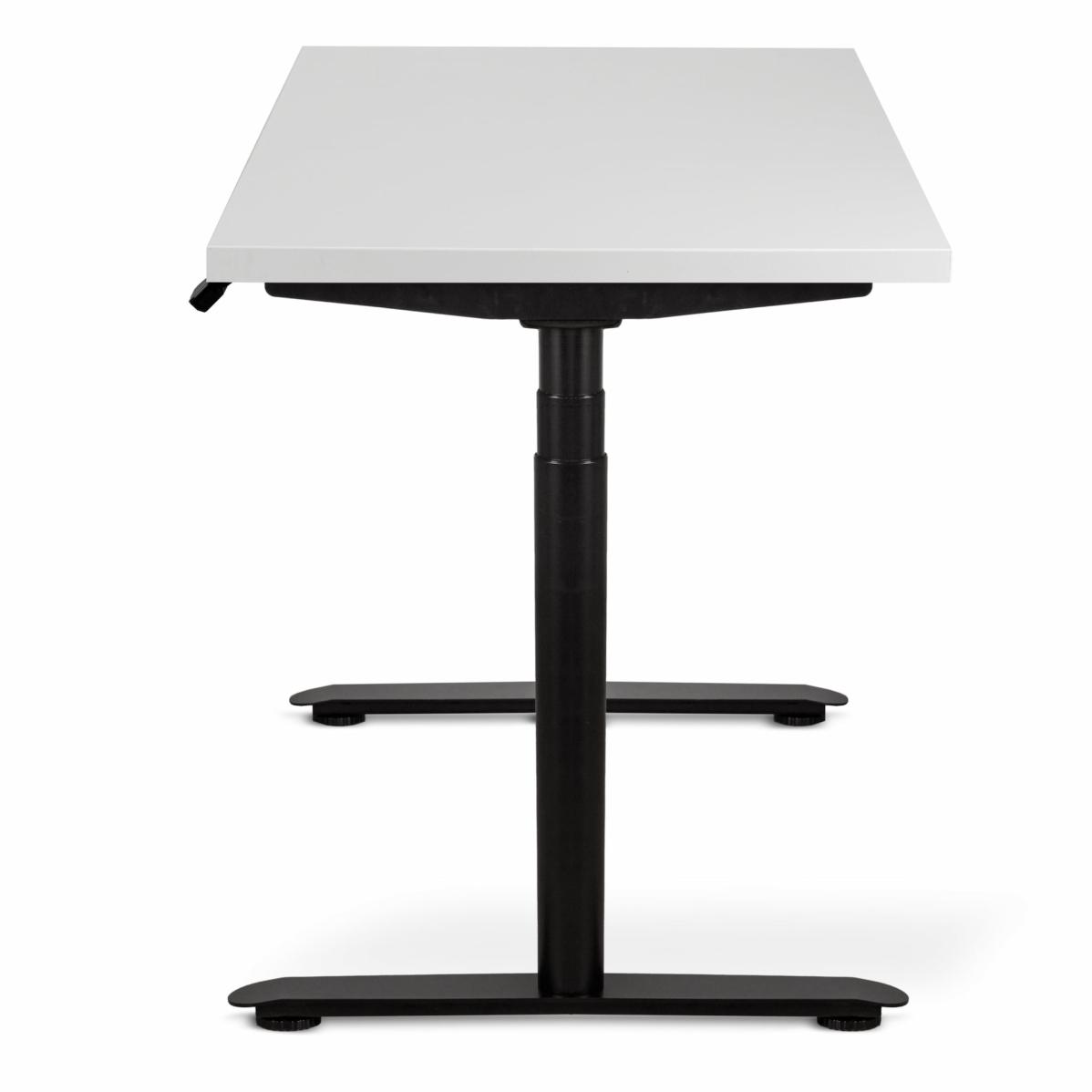 Регулируемый стол AdapDesk Smart 2 Motor Pro Max 36мм Crystal White, Space Black, фото 3