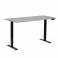 Регульований стіл AdapDesk Smart 1 Motor 18мм Smoky Gray, Space Black, фото 8 mini