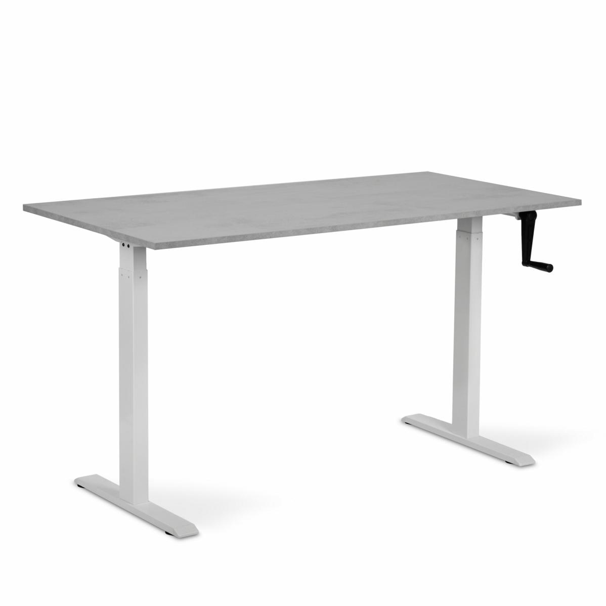 Регулируемый стол AdapDesk Smart Manual 18мм Smoky Gray, Snow White, фото 8