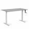 Регульований стіл AdapDesk Smart Manual 18мм Smoky Gray, Snow White, фото 8 mini