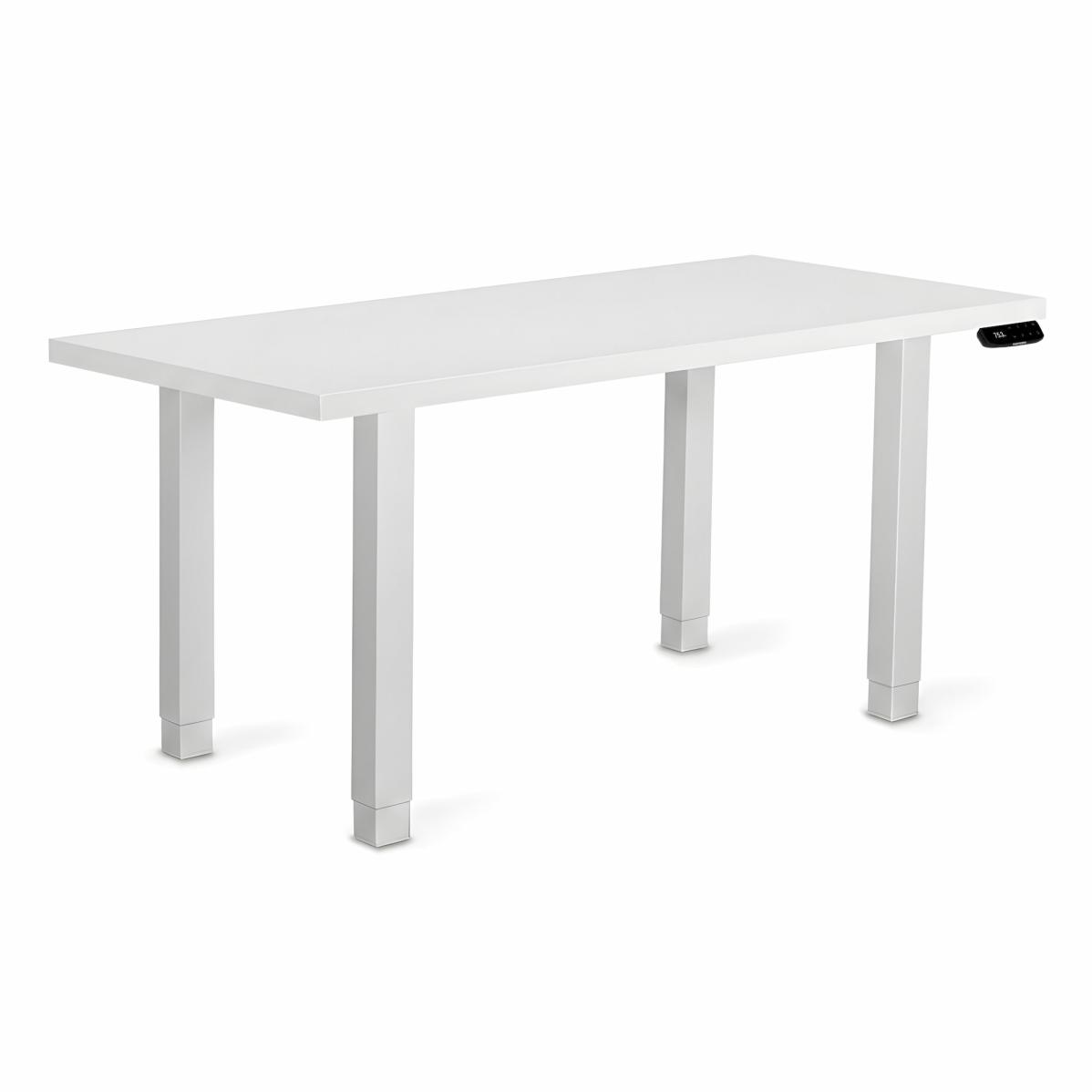 Регулируемый стол AdapDesk Smart 4L 2 Motor 36 мм Crystal White, Snow White, фото 8