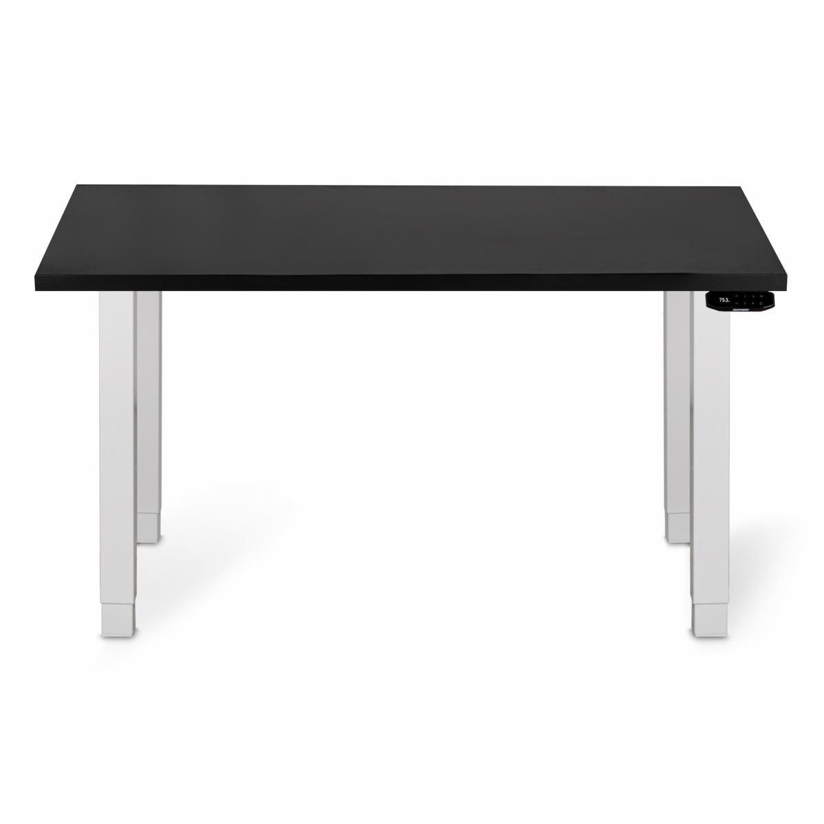 Регулируемый стол AdapDesk Smart 4L 2 Motor 36 мм Deep Black, Snow White, фото 7