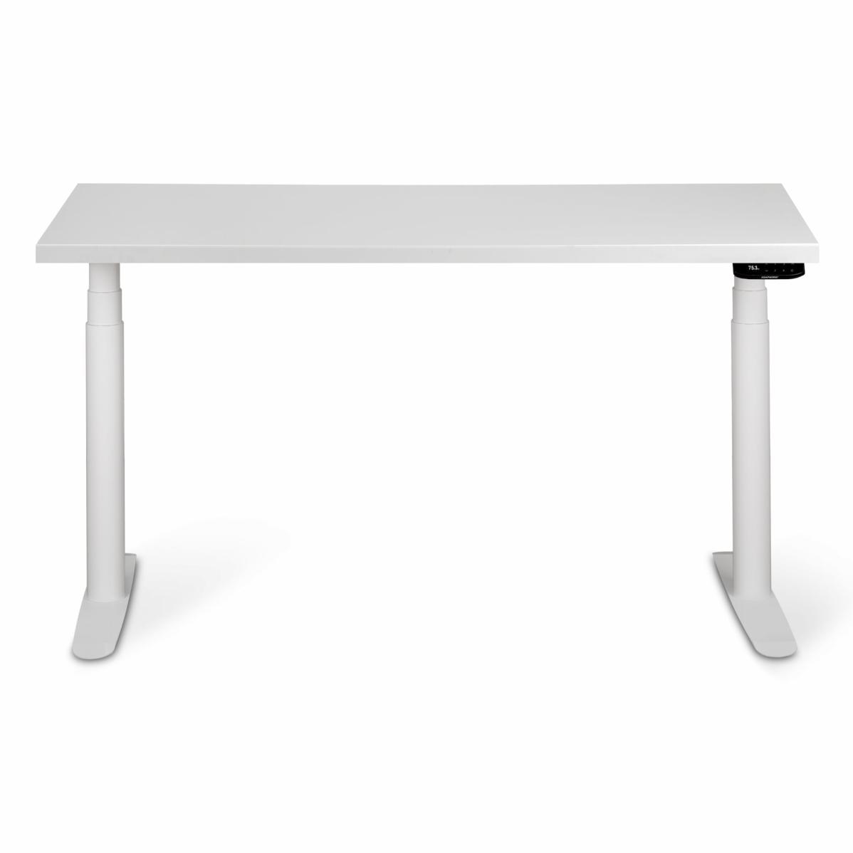 Регулируемый стол AdapDesk Smart 2 Motor Pro Speed 36мм Crystal White, Snow White, фото 1