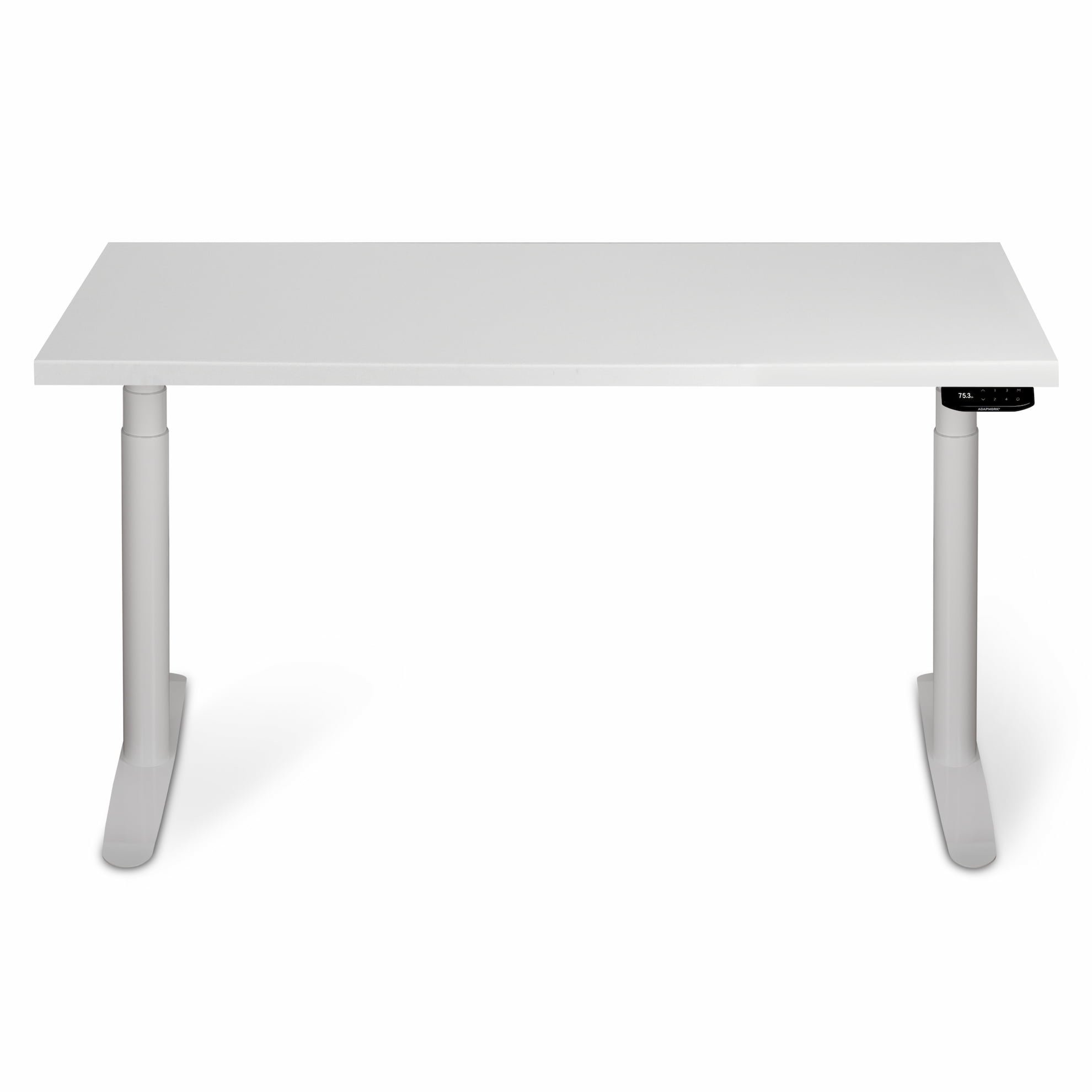 Регульований стіл AdapDesk Smart 2 Motor Pro Max 36мм Crystal White, Snow White, фото 7