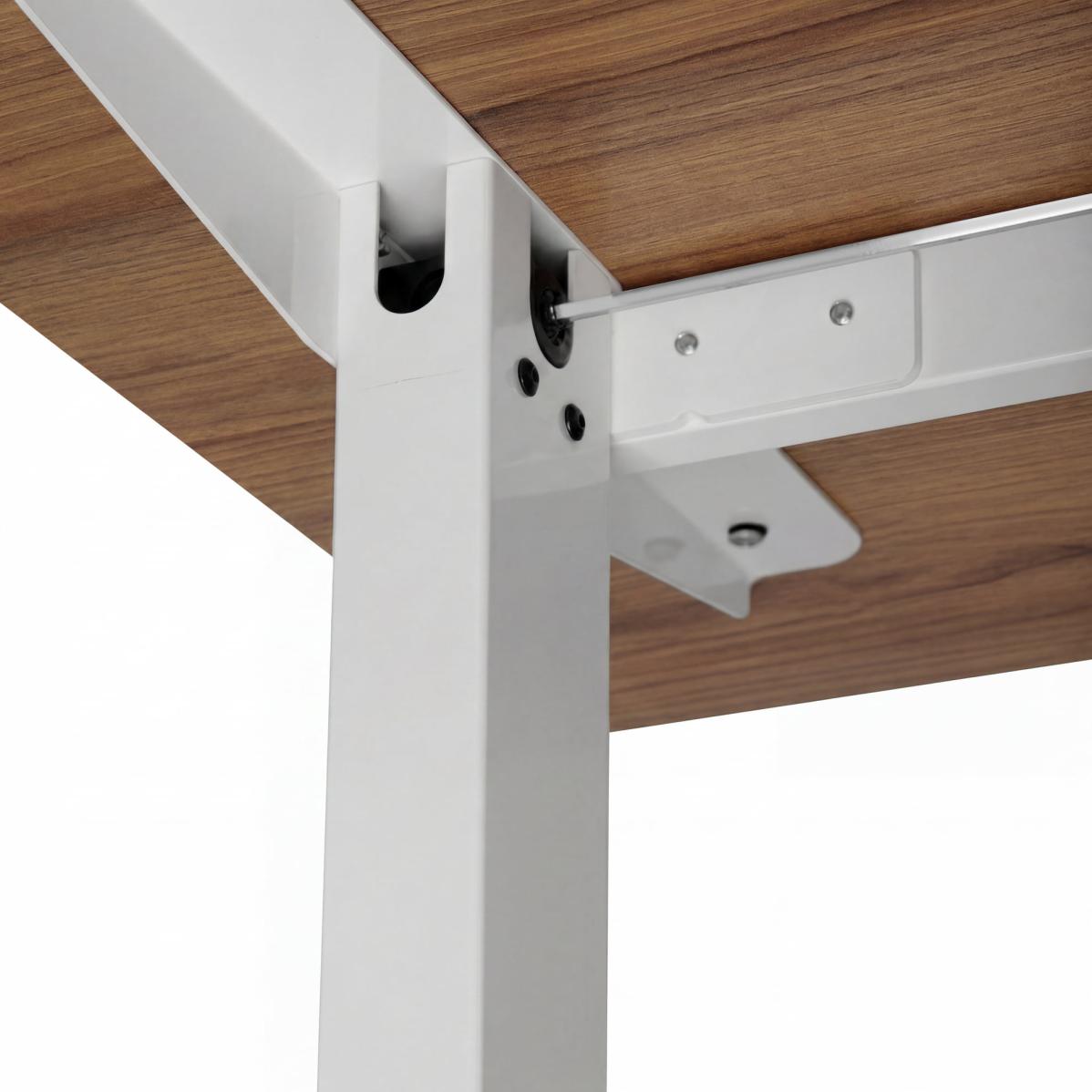 Регулируемый стол AdapDesk Smart Manual 18мм Golden Wood, Snow White, фото 6