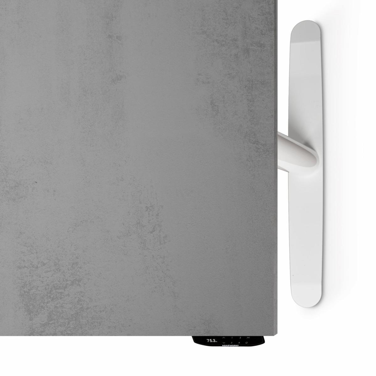 Регулируемый стол AdapDesk Smart 2 Motor Pro Speed 36мм Smoky Gray, Snow White, фото 4