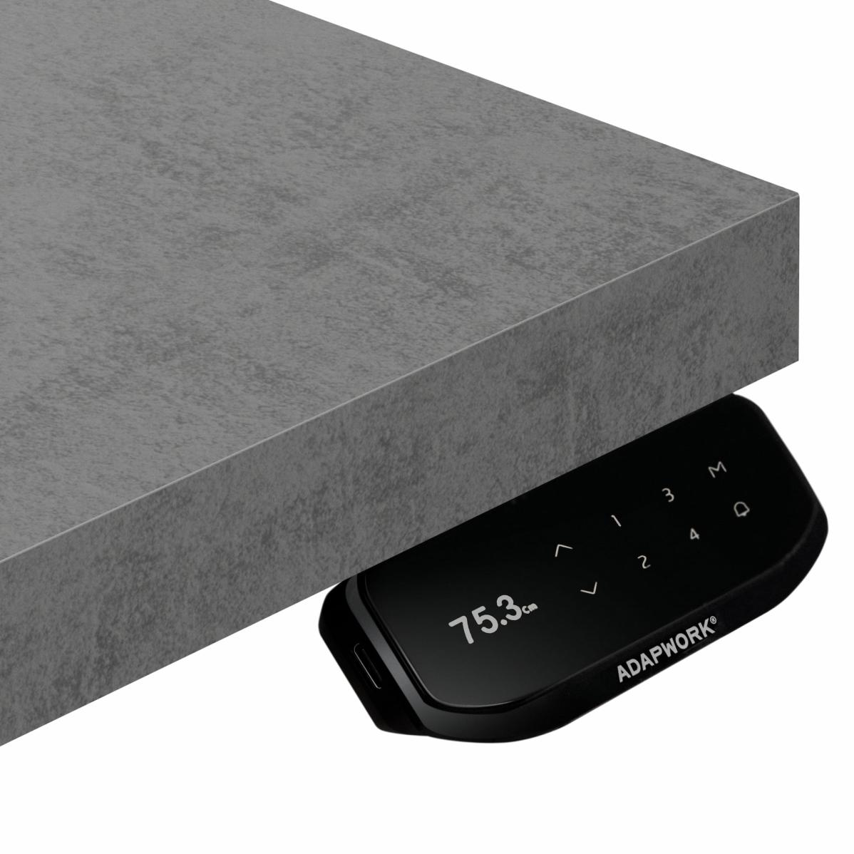 Регулируемый стол AdapDesk Smart 2 Motor Pro Speed 36мм Smoky Gray, Snow White, фото 2