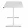 Регульований стіл AdapDesk Smart 1 Motor 18мм Crystal White, Snow White, фото 3 mini