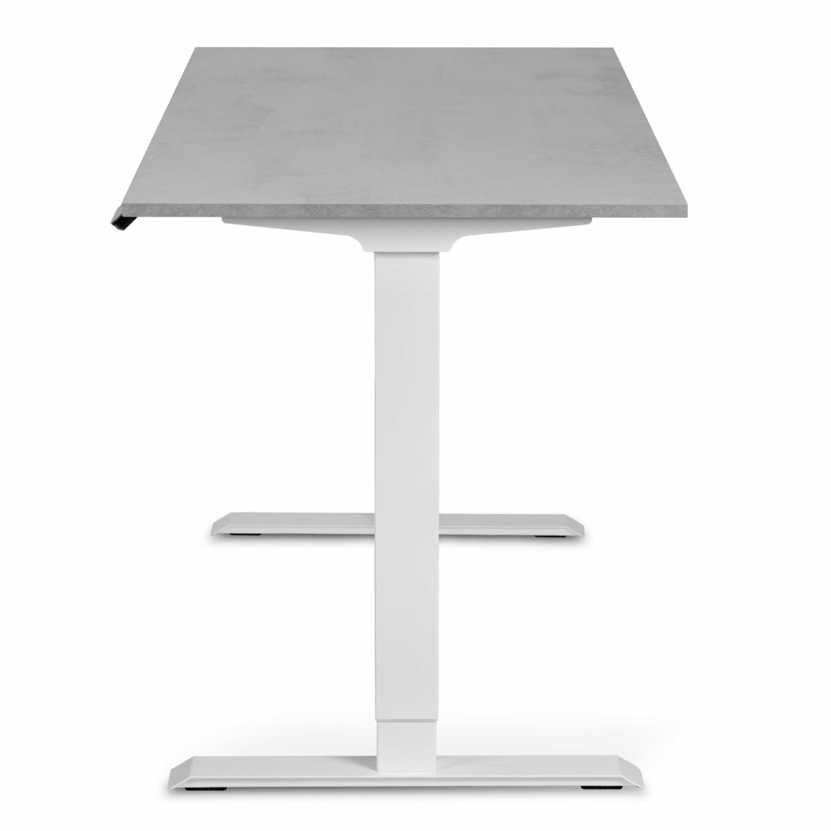 Регульований стіл AdapDesk Smart 2 Motor 18мм Smoky Gray, Snow White, фото 3