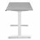 Регульований стіл AdapDesk Smart 2 Motor 18мм Smoky Gray, Snow White, фото 3 mini