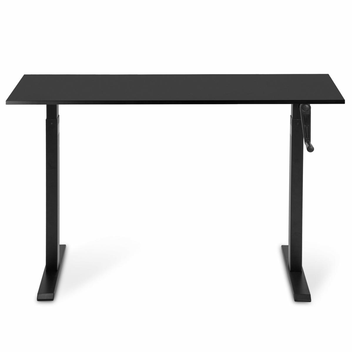 Регулируемый стол AdapDesk Smart Manual 18мм Deep Black, Space Black, фото 1