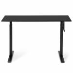Регульований стіл AdapDesk Smart Manual 18мм Deep Black, Space Black