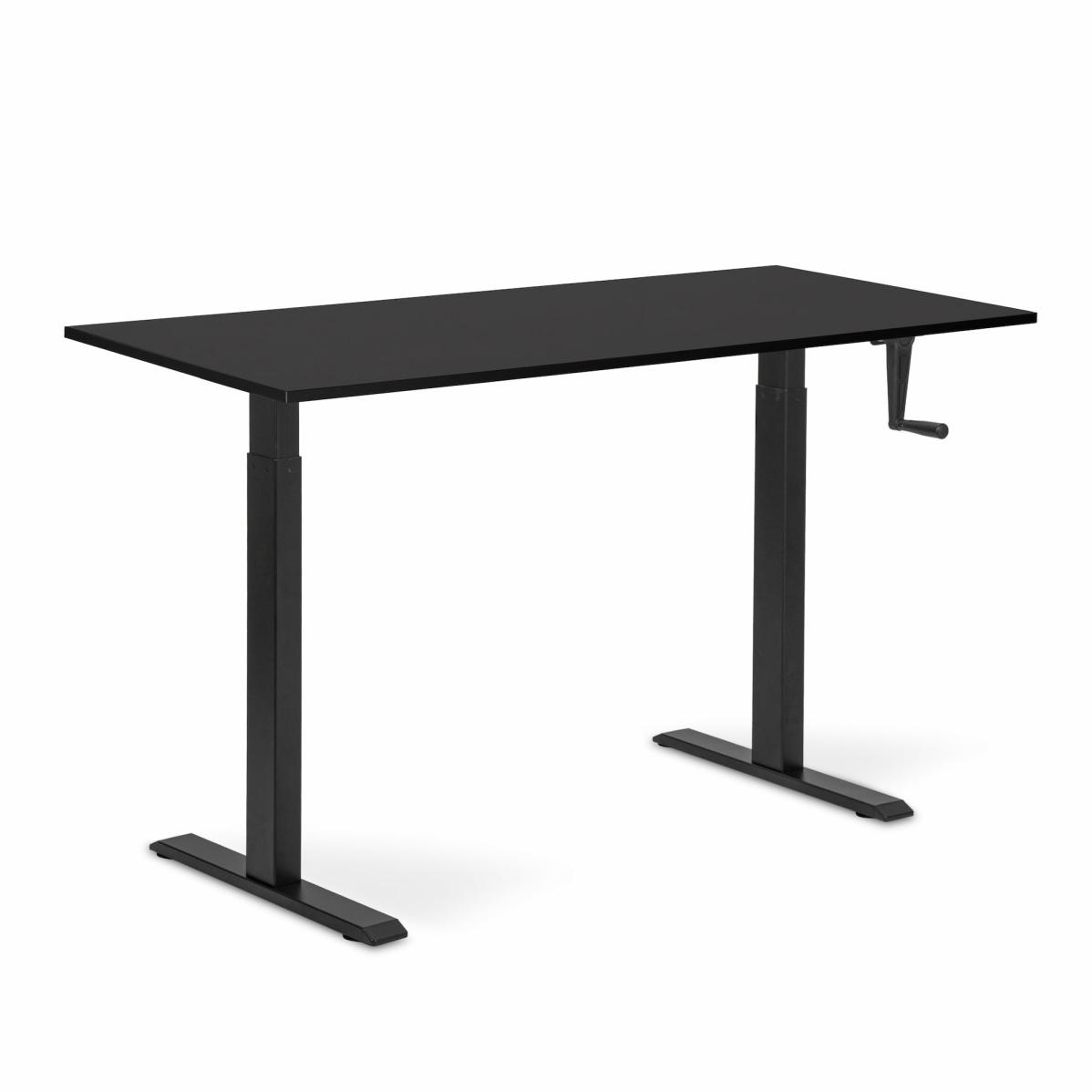 Регулируемый стол AdapDesk Smart Manual 18мм Deep Black, Space Black, фото 8