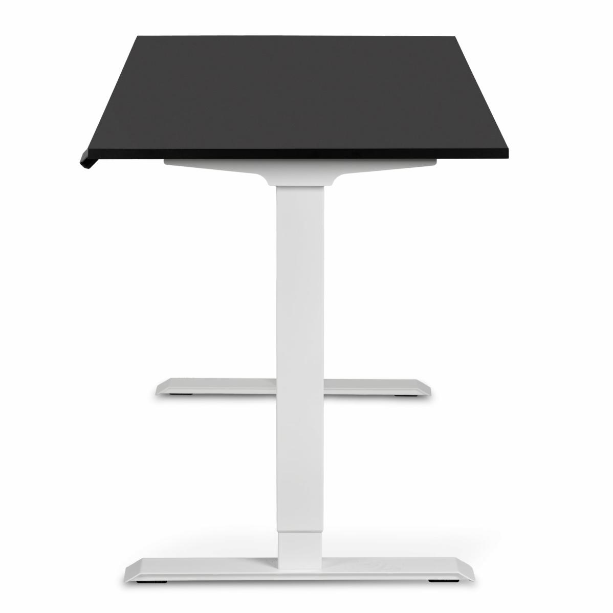 Регульований стіл AdapDesk Smart 2 Motor 18мм Deep Black, Snow White, фото 3