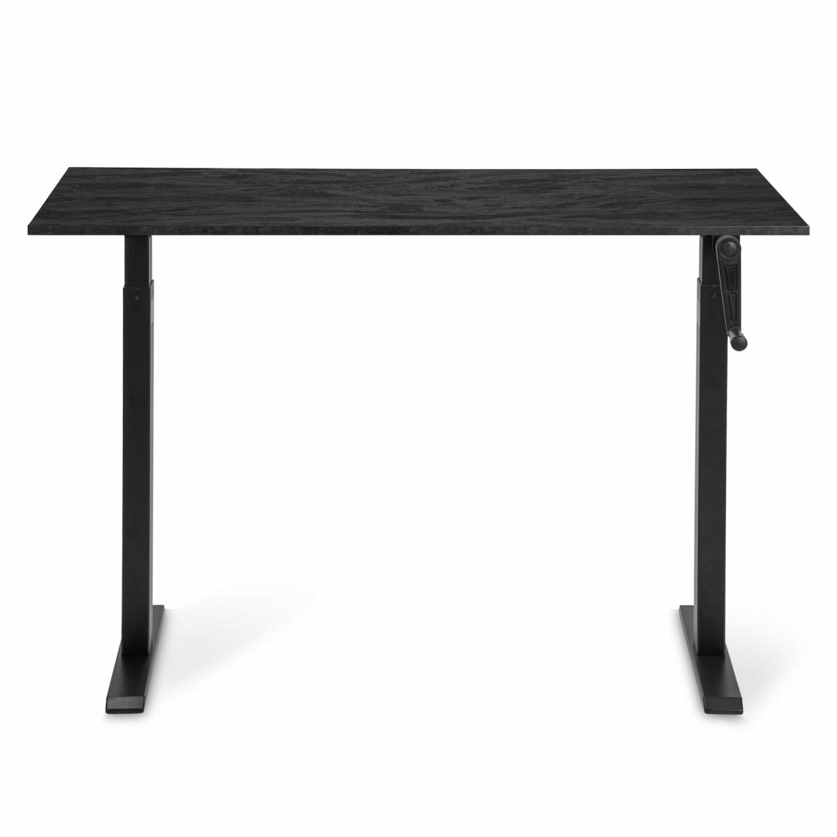 Регулируемый стол AdapDesk Smart Manual 18мм Carbon Black, Space Black, фото 1