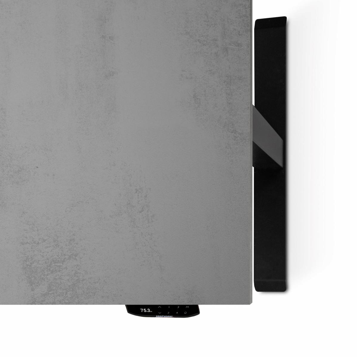 Регульований стіл AdapDesk Smart 2 Motor 18мм Smoky Gray, Space Black, фото 4