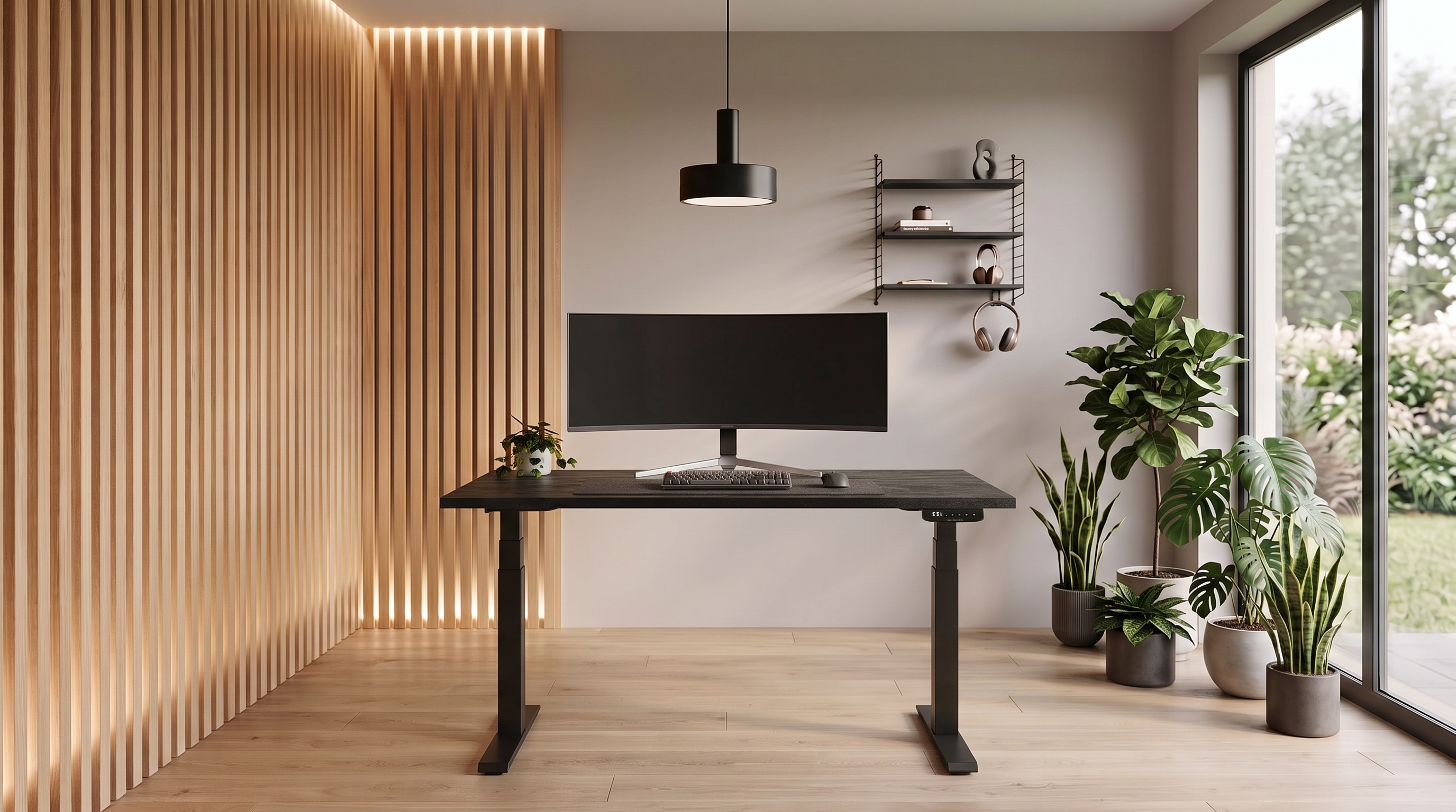 Регульований стіл AdapDesk Smart 2 Motor Pro 36мм Carbon Black, Space Black