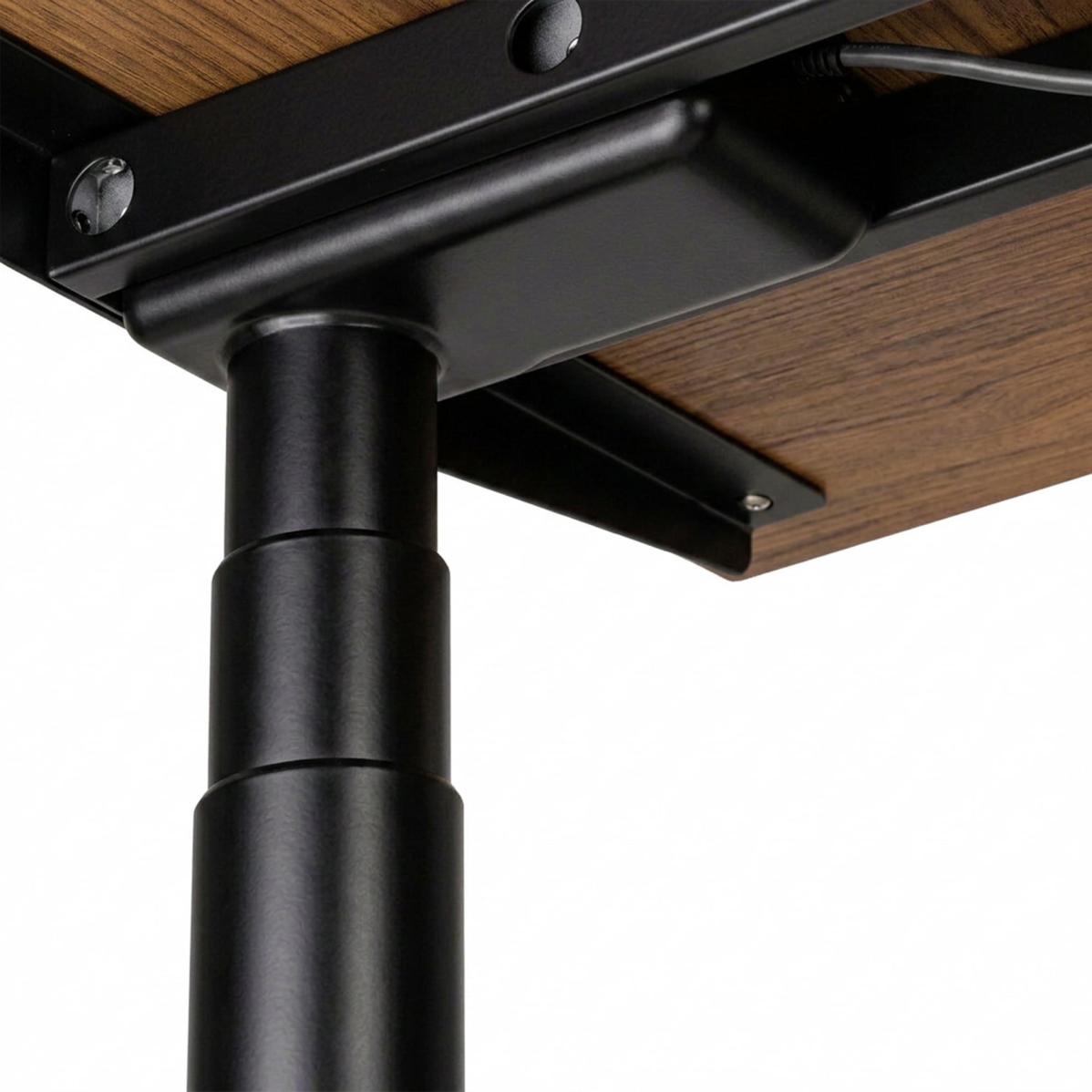 Регулируемый стол AdapDesk Smart 2 Motor Pro Max 36мм Golden Wood, Space Black, фото 6