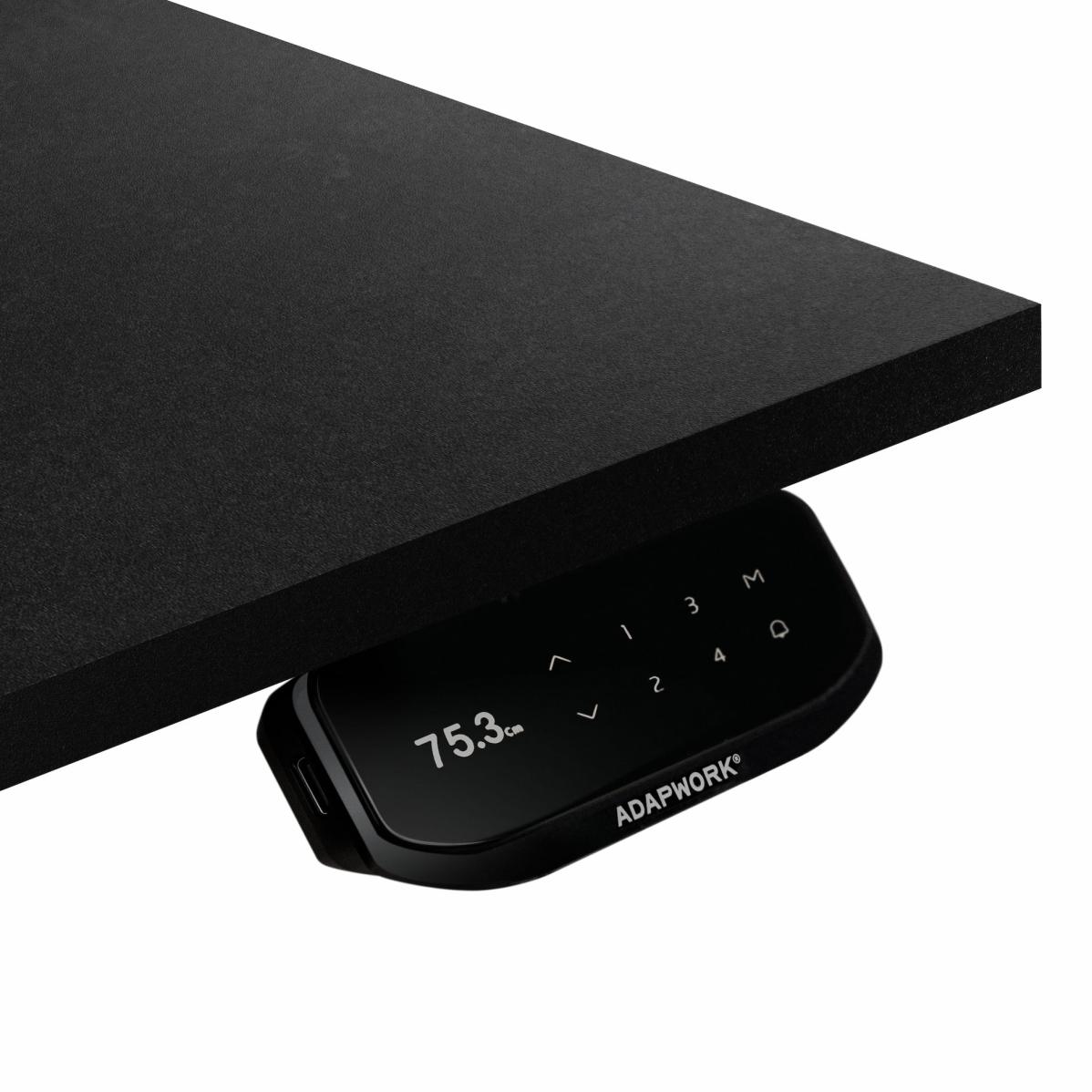 Регулируемый стол AdapDesk Smart 1 Motor 18мм Deep Black, Space Black, фото 2