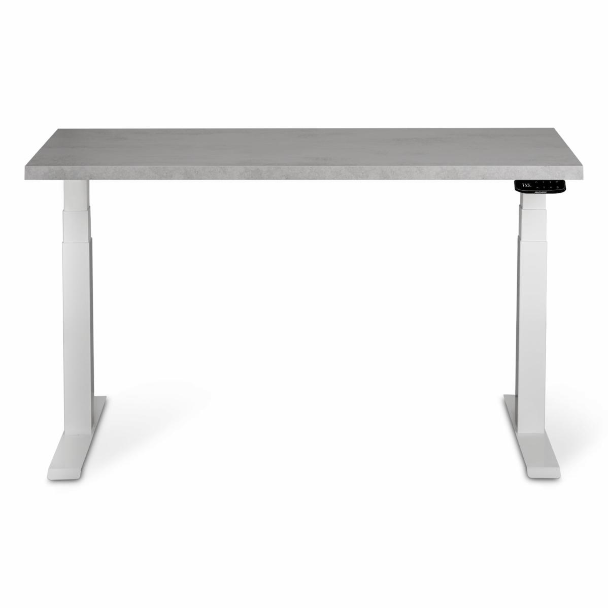 Регулируемый стол AdapDesk Smart 2 Motor Pro 36мм Smoky Gray, Snow White, фото 1