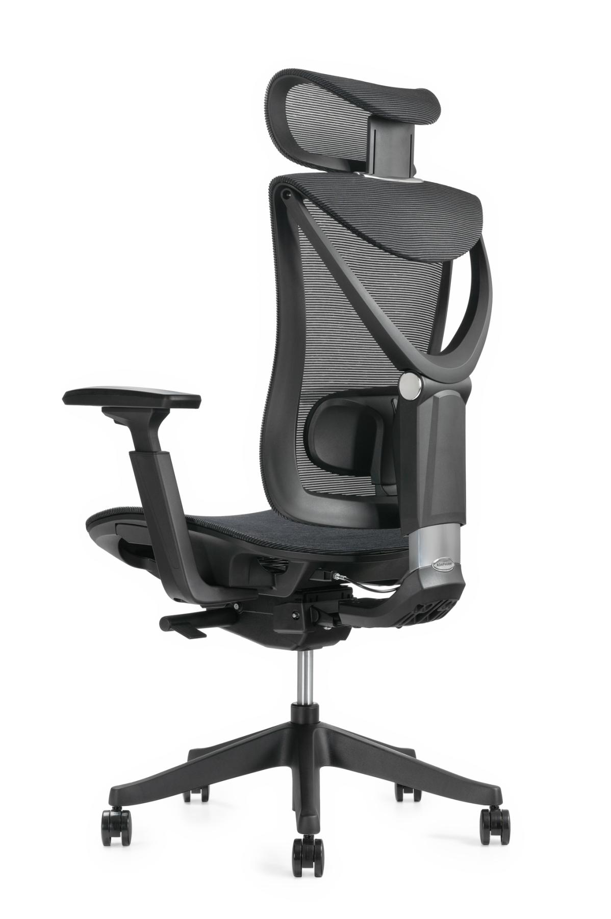 Кресло S1 Mesh Senior ErgoChair Deep Black, фото 9