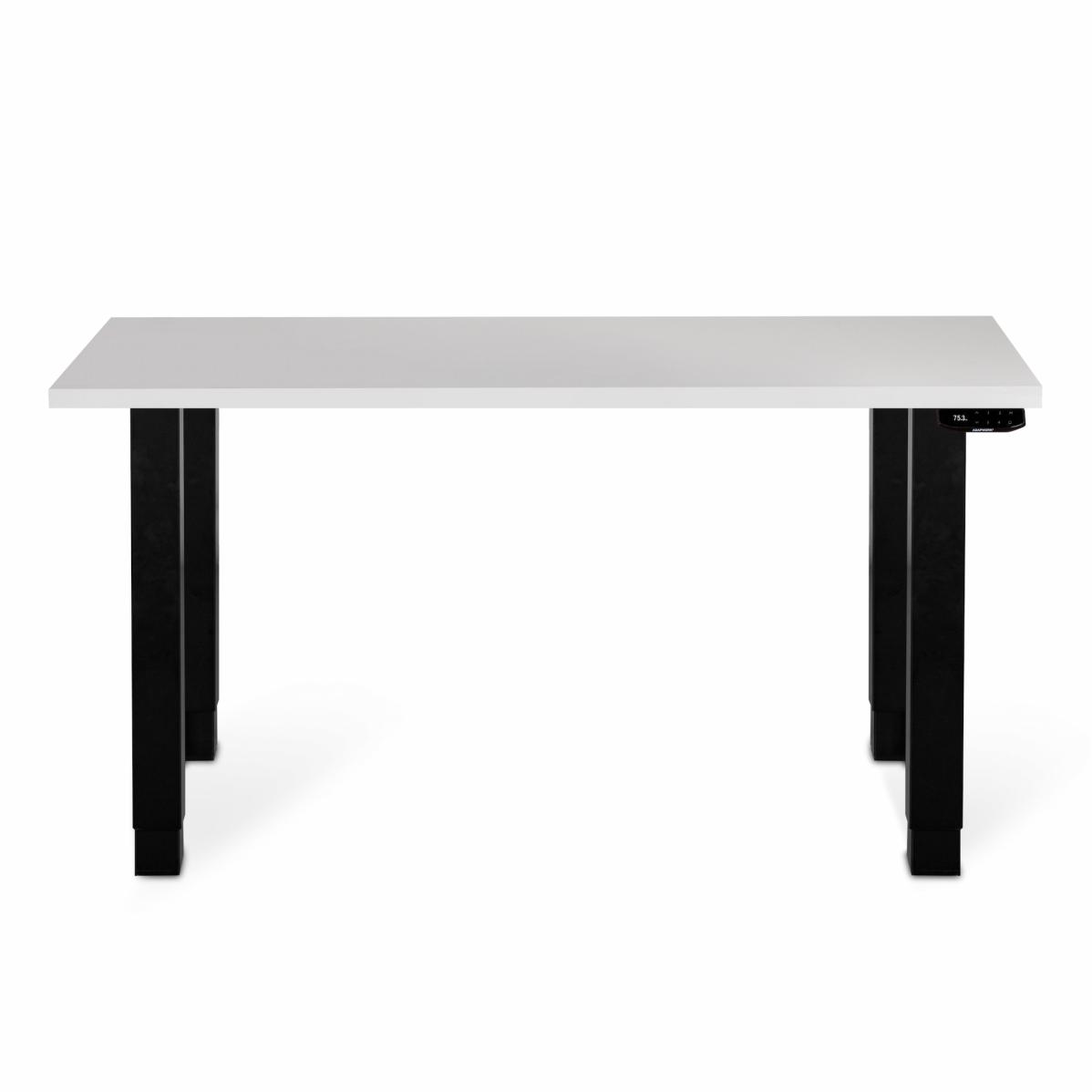 Регулируемый стол AdapDesk Smart 4L 2 Motor 36 мм Crystal White, Space Black, фото 1